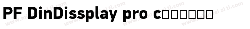 PF DinDissplay pro c字体转换